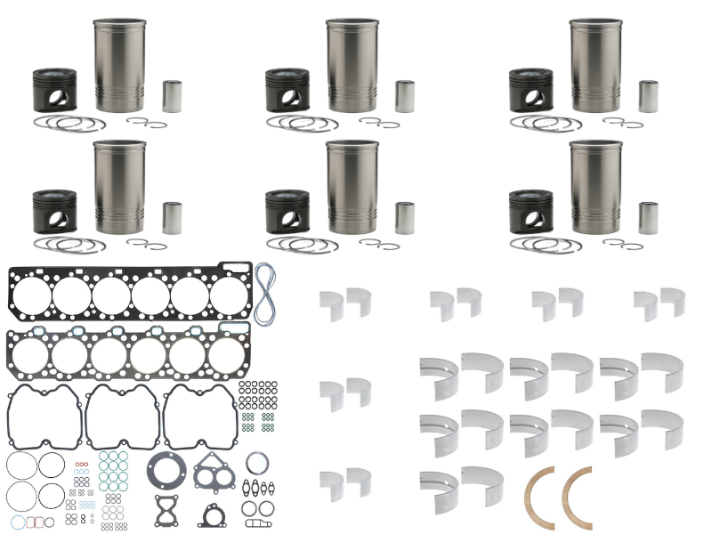 C15BASCONMCB | Caterpillar C15 Basic Twin To Single Turbo Conversion Low Compression (16:1 CR) Kit (Mcbee Brand kit), New