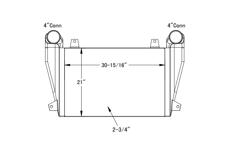 01-23132-000 | Freightliner Century (1990-2005) Charge Air Coolers, New | CAC7013