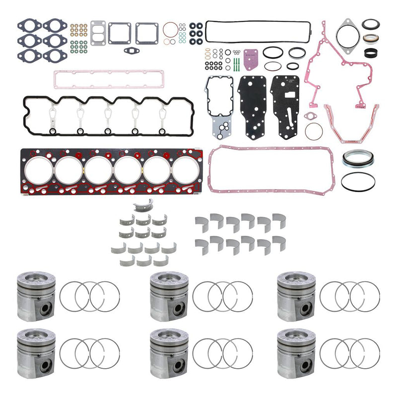 3970192  | Cummins 24V 6BTA 5.9L ISB Engine Overhaul Rebuild Kit, New