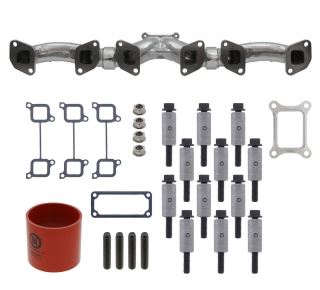 181050HP | Cummins N14 High Performance Ceramic Coated Exhaust Manifold Kit, New